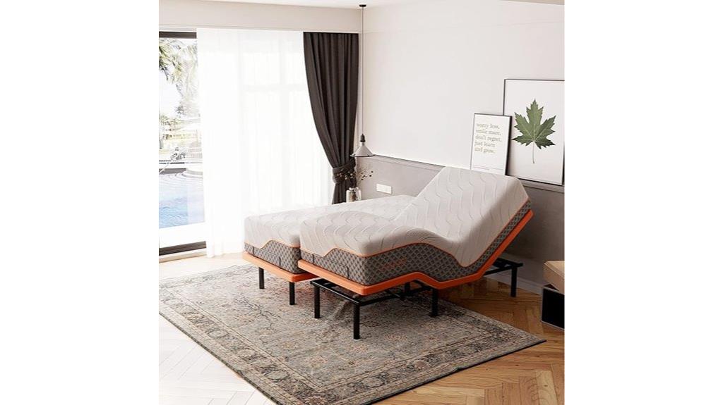 adjustable split bed frame