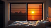 automated sleep enhancing window treatments