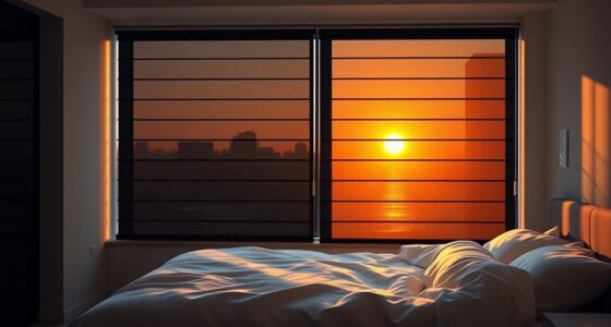 automated sleep enhancing window treatments