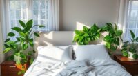 bedroom plants enhance air quality