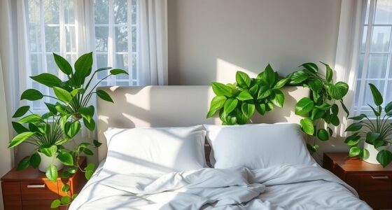 bedroom plants enhance air quality