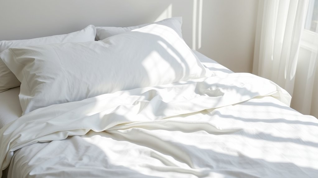 breathable bedding promotes cooling