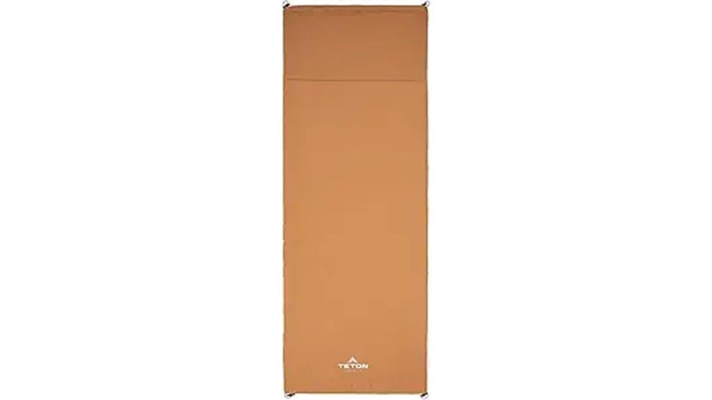 brown car camping sleeping pad