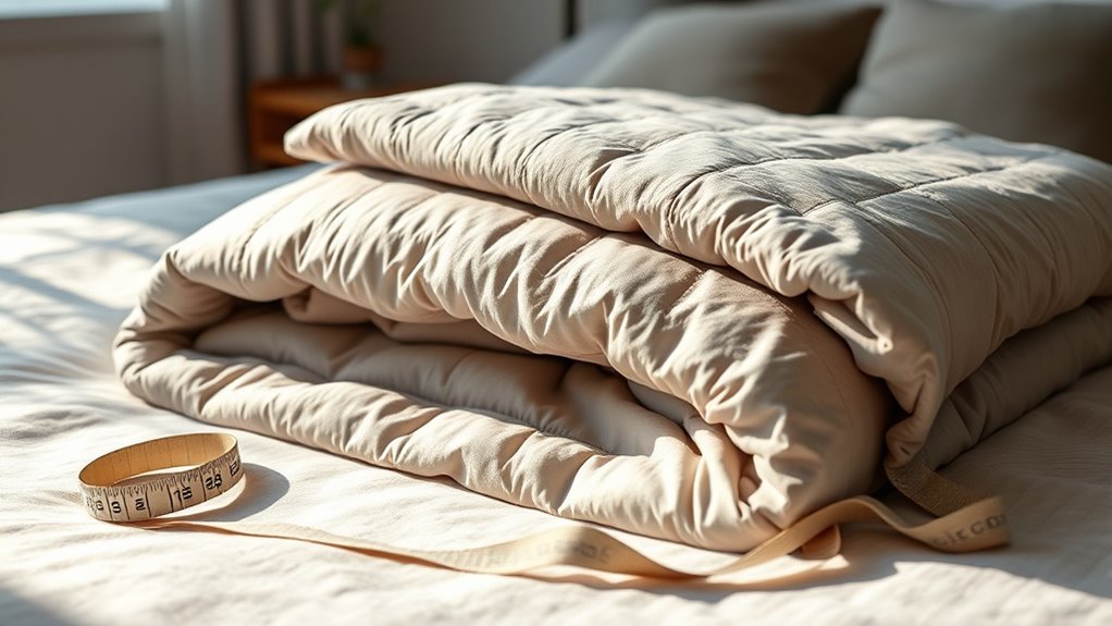 calculate ideal blanket weight
