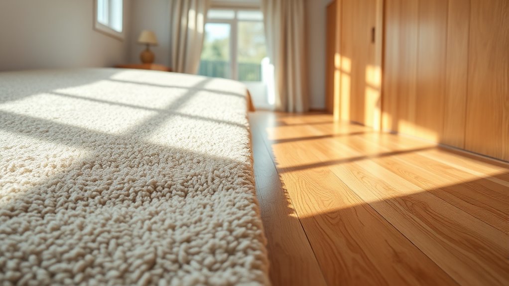 carpet reduces noise and allergens