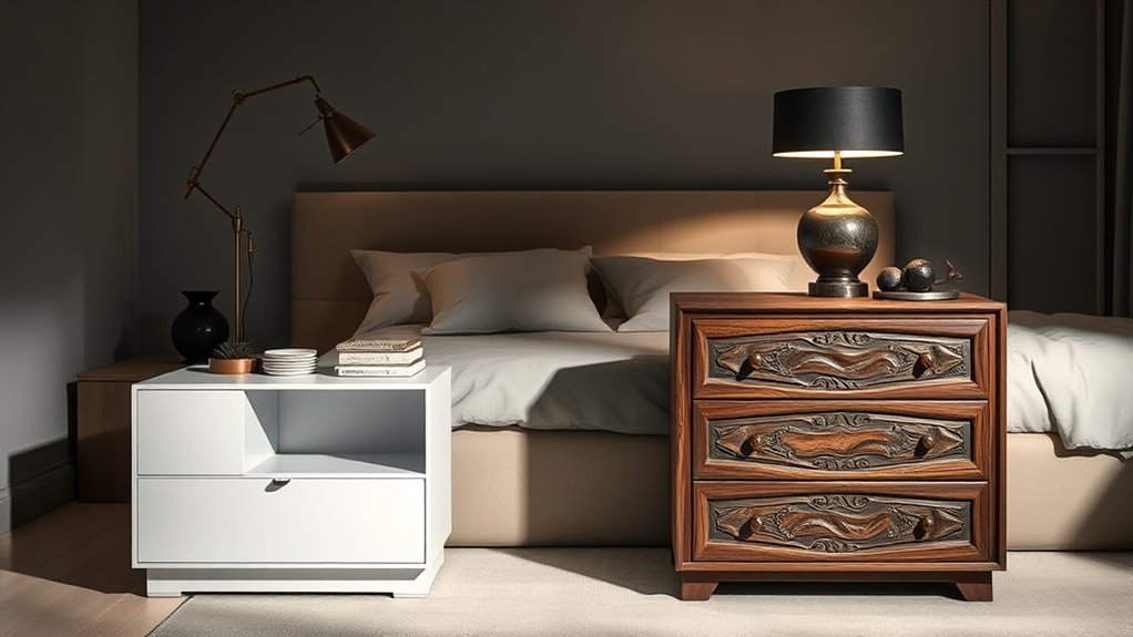 choose durable functional nightstand