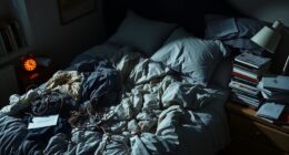 clutter disrupts restful sleep