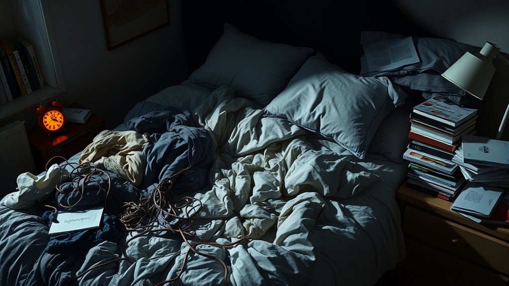 clutter disrupts restful sleep