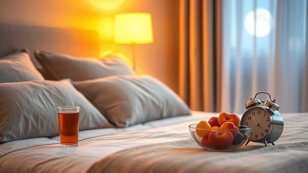 consistent meals promote restful sleep