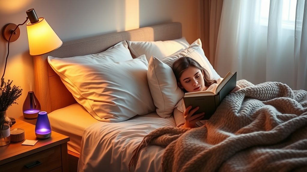 create calming bedtime atmosphere