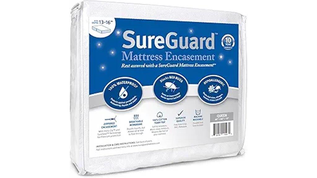 deep waterproof bed cover