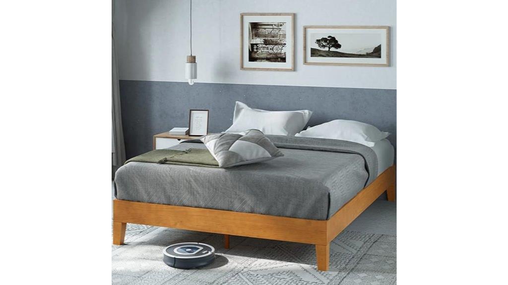 deluxe wooden bed frame