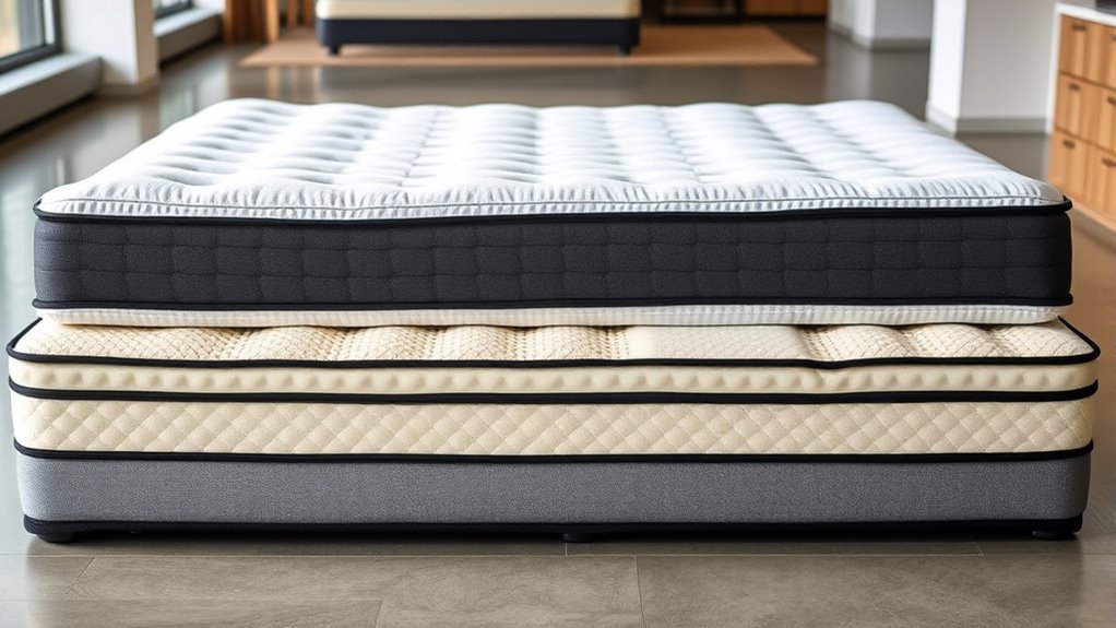 different mattress material options