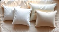 different pillow size options
