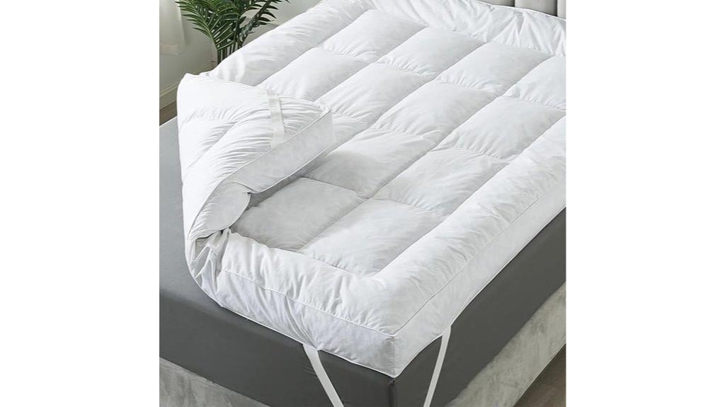 duck feather cotton topper