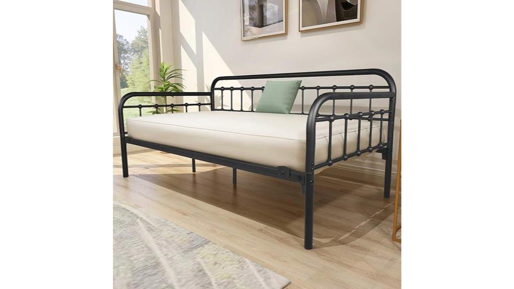 durable metal daybed frame