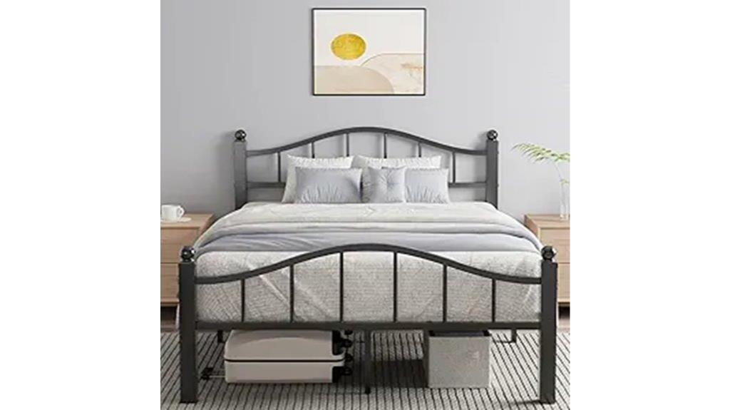 full size metal bed