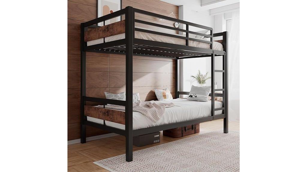 heavy duty twin bunk bed