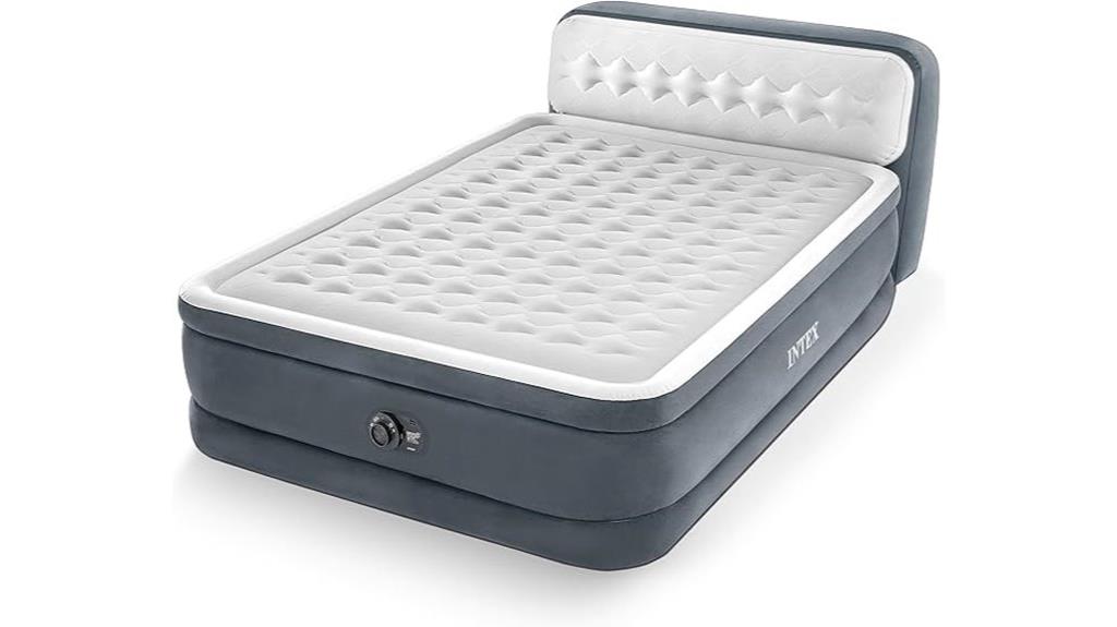 inflatable mattress with headboard