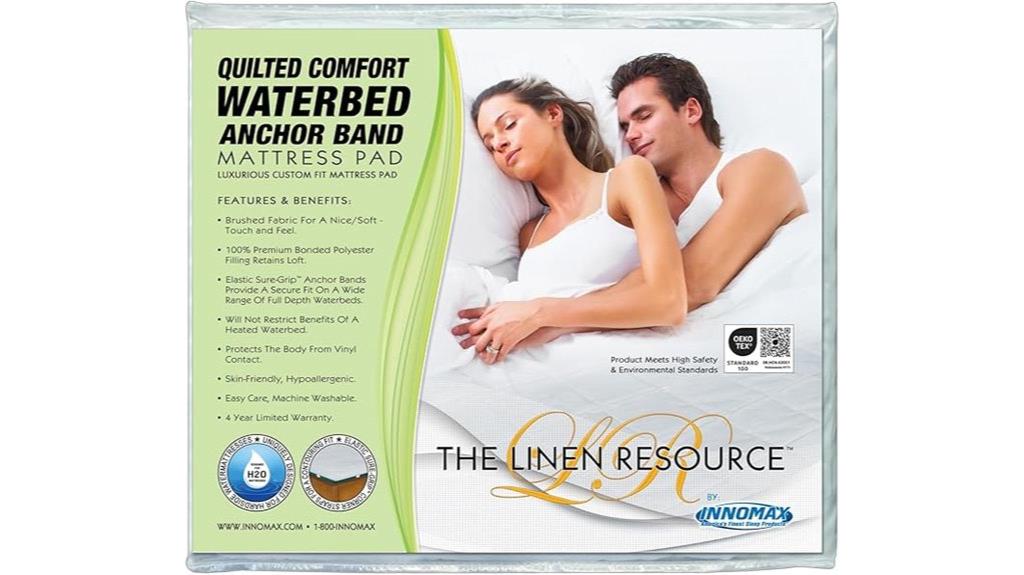 king quilted waterbed cover