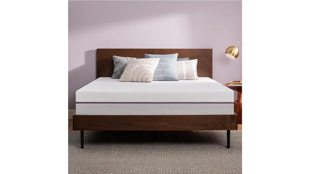 king sized purple mattress with gelflex grid