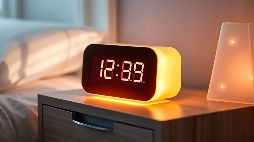light therapy alarm mechanism