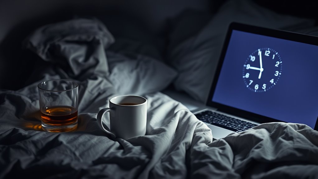 limit caffeine and alcohol