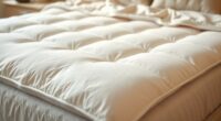 luxurious down mattress toppers