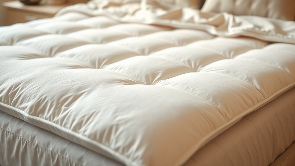 luxurious down mattress toppers