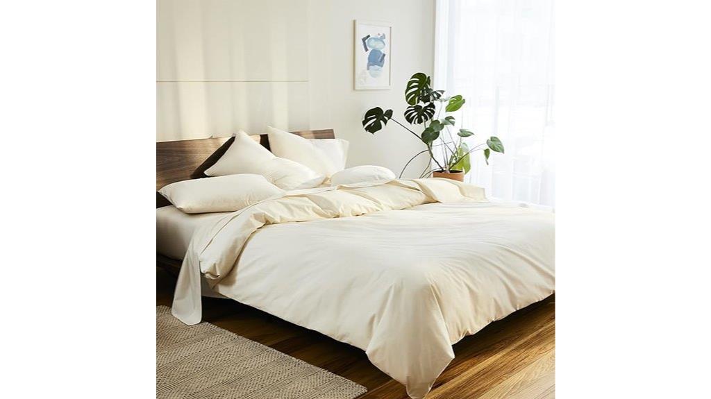luxury cream queen sheets