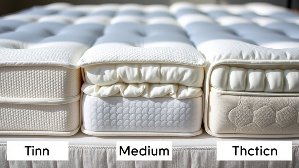 mattress thickness features explained