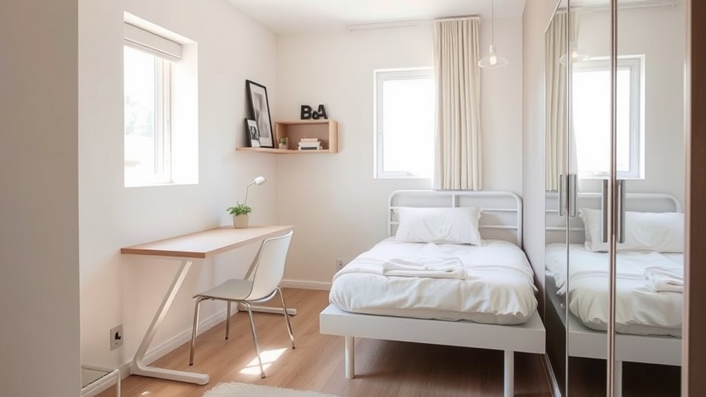 maximize small bedroom space