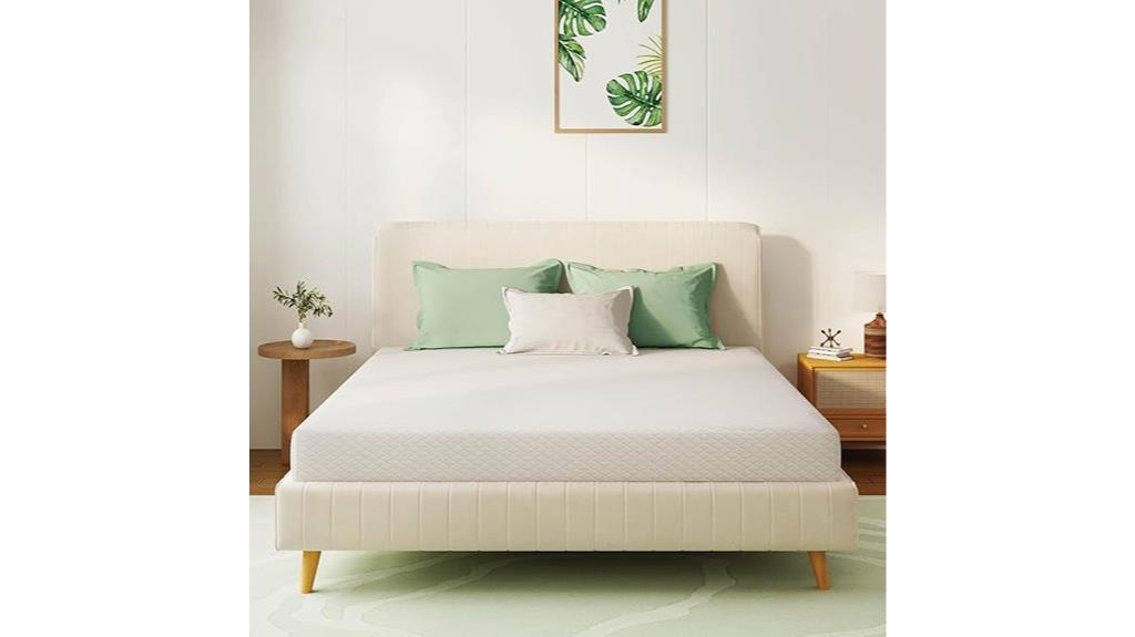 memory foam mattress with green tea