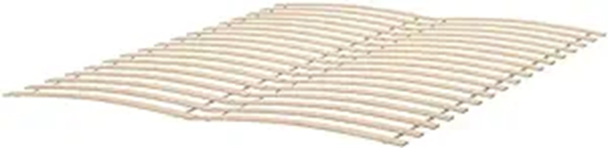 metal slatted double bed