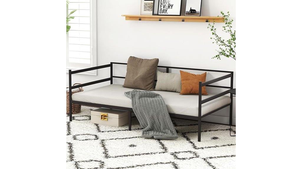 metal twin daybed frame