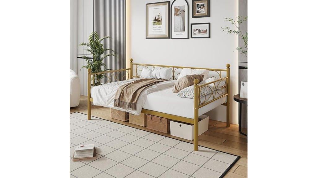 metal twin daybed frame