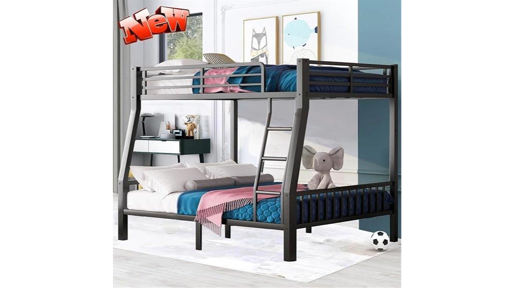 metal xl queen bunk bed