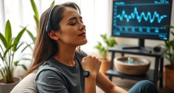 monitoring stress to relax