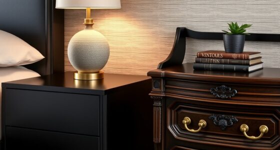 nightstand styles and storage