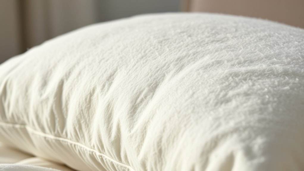 pillow fluffing and maintenance