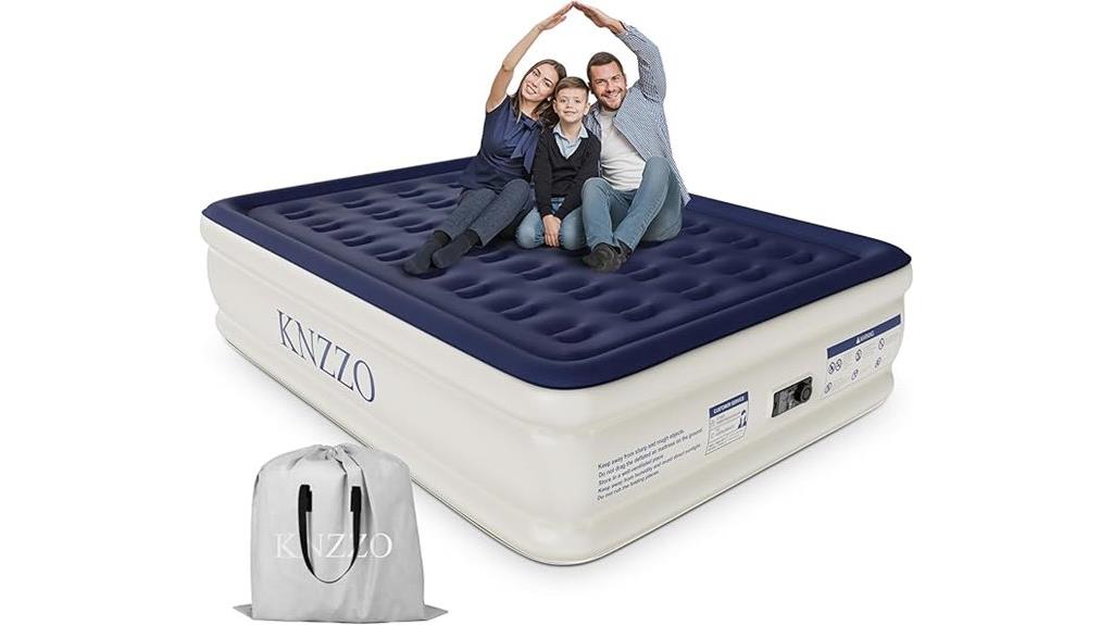 queen air mattress with pump