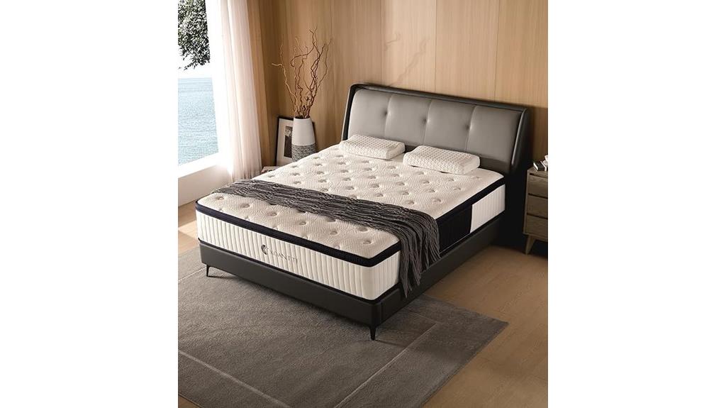 queen hybrid foam mattress