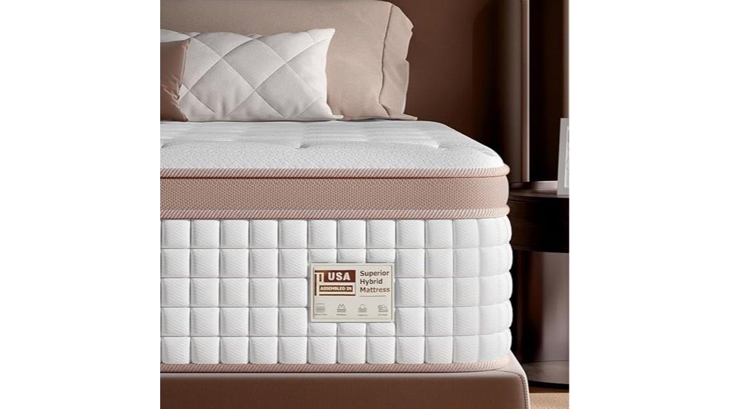 queen hybrid mattress box