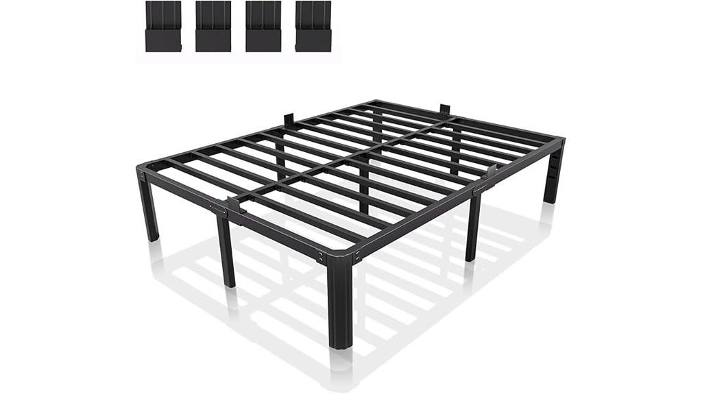 queen metal bed frame