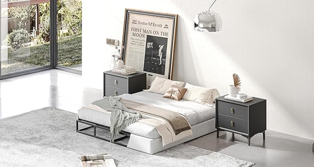 queen metal box spring