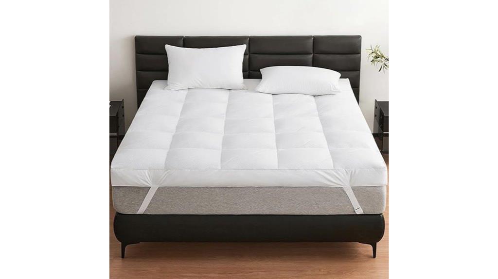 queen size feather topper