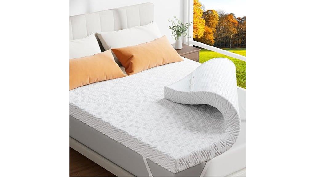queen sized memory foam topper