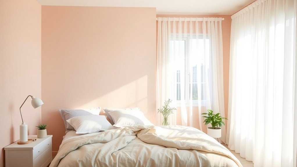 serene muted bedroom colors