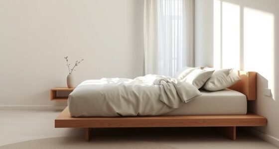 simple serene sleep space
