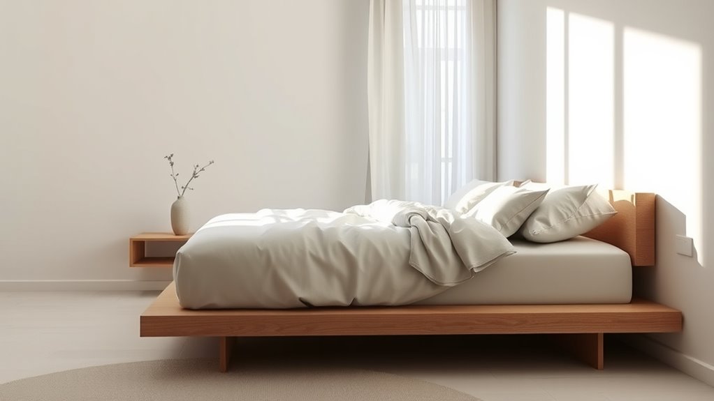 simple serene sleep space